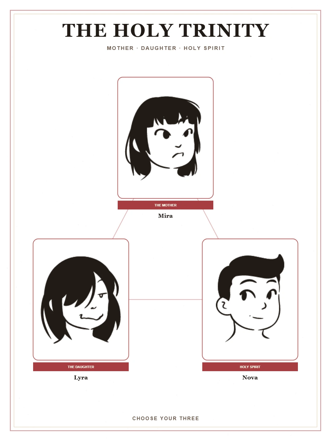 Trend Classic Trinity finished poster preview with 3 roles